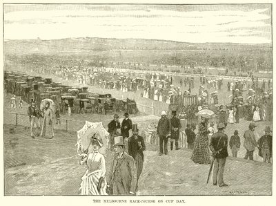 El hipódromo de Melbourne en el día de la Copa de English School