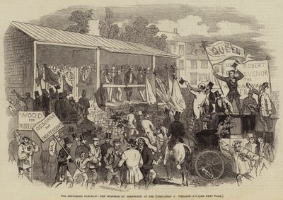 La elección de Middlesex, el estrado en Brentford en la nominación del miércoles de English School