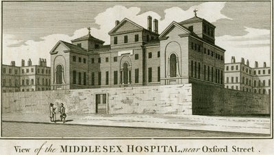 Hospital de Middlesex, cerca de Oxford Street de English School