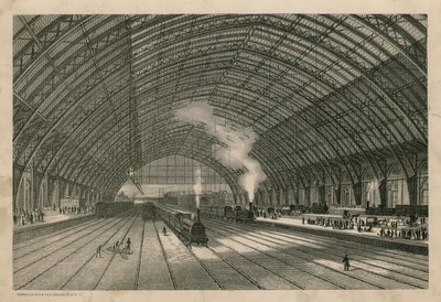La estación de ferrocarril de Midland, St Pancras, Londres de English School