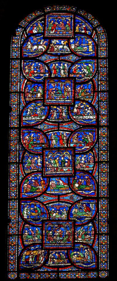 La Ventana del Milagro que representa varias historias de curación de English School