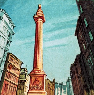 El Monumento al Gran Incendio de Londres de English School