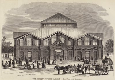 El mercado cubierto de Moscú de English School