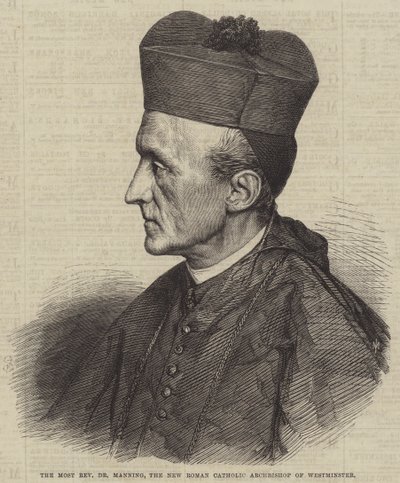 El Reverendísimo Dr. Manning, el nuevo Arzobispo Católico Romano de Westminster de English School