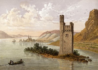La Torre del Ratón, cerca de Bingen en el Rin de English School
