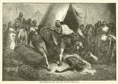 El asesinato del Sr. Plowden por el Rey Theodore de English School