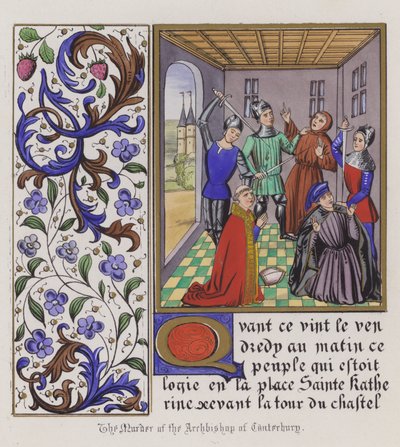 El Asesinato del Arzobispo de Canterbury de English School