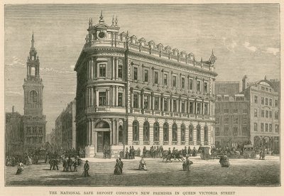 Nuevas instalaciones de la Compañía Nacional de Depósitos Seguros en Queen Victoria Street, Londres de English School