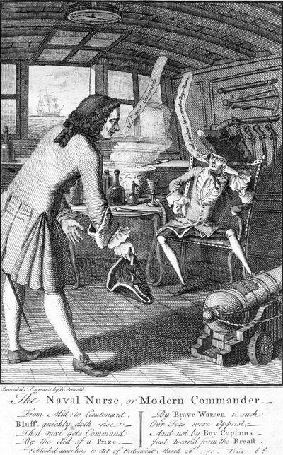La Enfermera Naval, o Comandante Moderno, 1750 de English School
