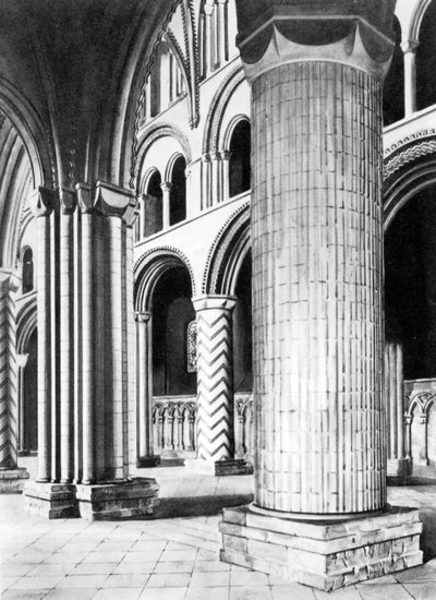 La Nave de la Catedral de Durham, Siglo XIX de English School