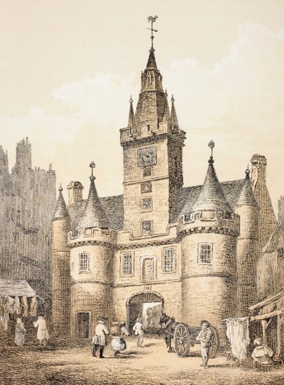 El puerto de Netherbow, Edimburgo, de 