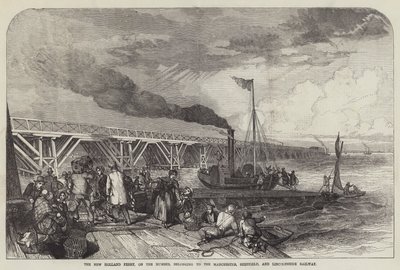 El Nuevo Ferry de Holanda, en el Humber, perteneciente al Ferrocarril de Manchester, Sheffield y Lincolnshire de English School