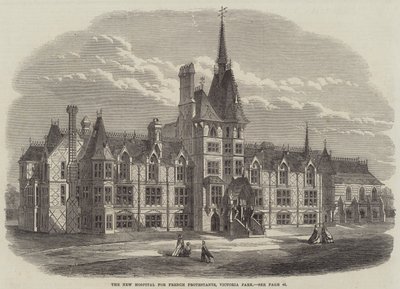 El nuevo hospital para protestantes franceses, Victoria Park de English School