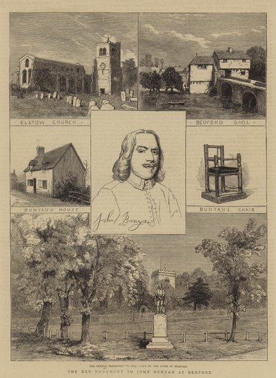 El nuevo monumento a John Bunyan en Bedford de English School