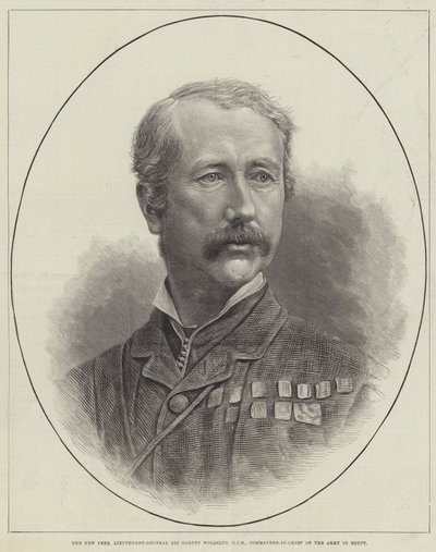El Nuevo Par, Teniente General Sir Garnet Wolseley, GCB, Comandante en Jefe del Ejército en Egipto de English School