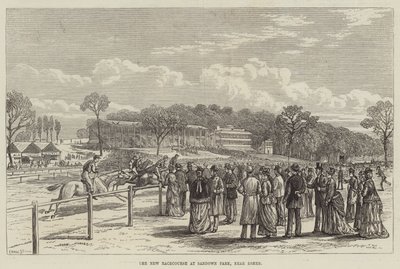 El nuevo hipódromo en Sandown Park, cerca de Esher de English School