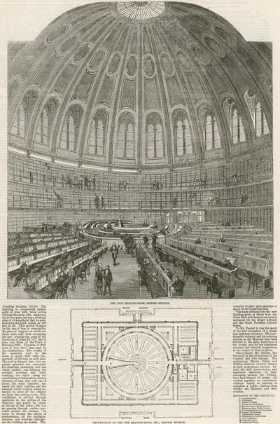 La Nueva Sala de Lectura, Museo Británico de English School