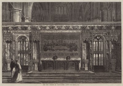 El nuevo retablo en la Abadía de Westminster de English School