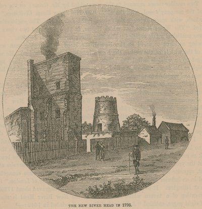 La Cabeza del Nuevo Río en 1798 de English School