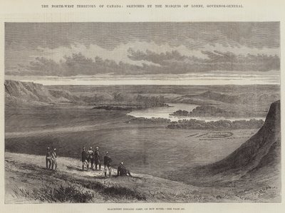 El Territorio del Noroeste de Canadá (grabado) de English School