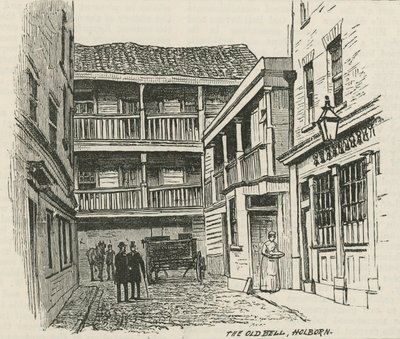 La Antigua Campana, Holborn, Londres de English School
