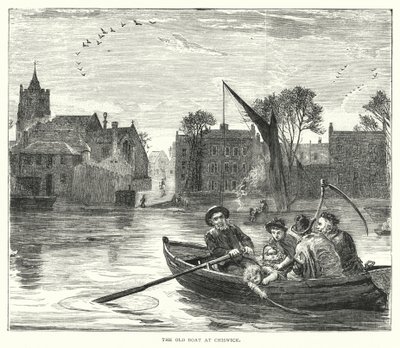 El viejo barco en Chiswick (grabado) de English School