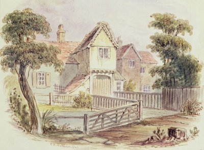 La vieja casa de tarta de queso, 1841 de English School