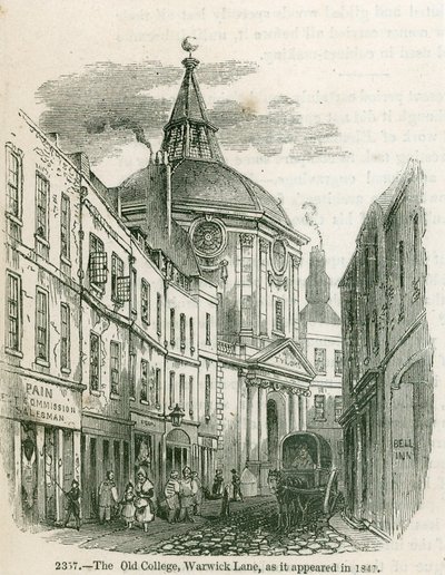 El Antiguo Colegio de Médicos en Warwick Lane de English School