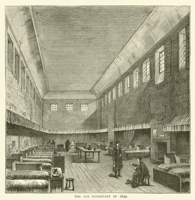 El Antiguo Dormitorio en 1840 de English School