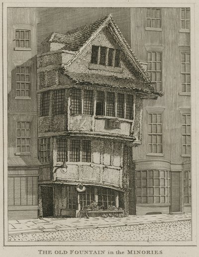 La Antigua Fuente en los Minories, Londres de English School