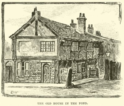 La casa antigua en el estanque de English School