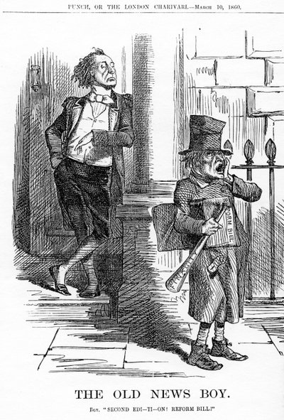 El viejo vendedor de periódicos de English School
