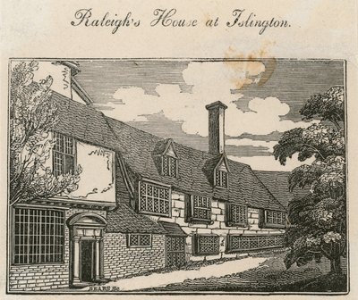 El Viejo Pied Bull (parte trasera), casa de Sir Walter Raleigh de English School