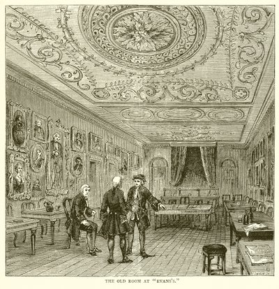 La antigua sala en Evans de English School