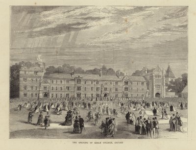La inauguración del Keble College, Oxford de English School