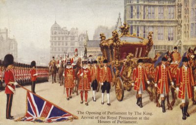 La apertura del Parlamento por el Rey de English School