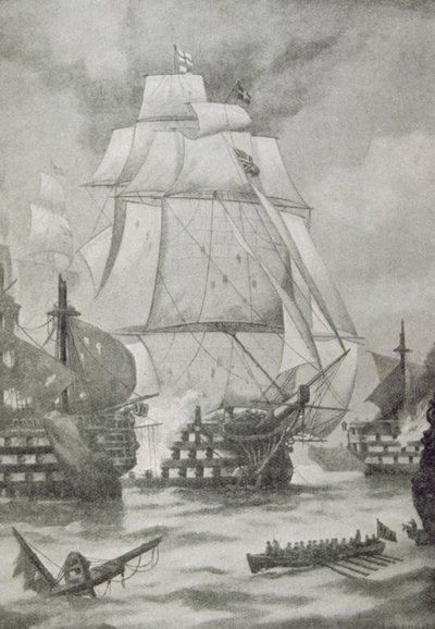 La apertura de la Batalla de Trafalgar de English School