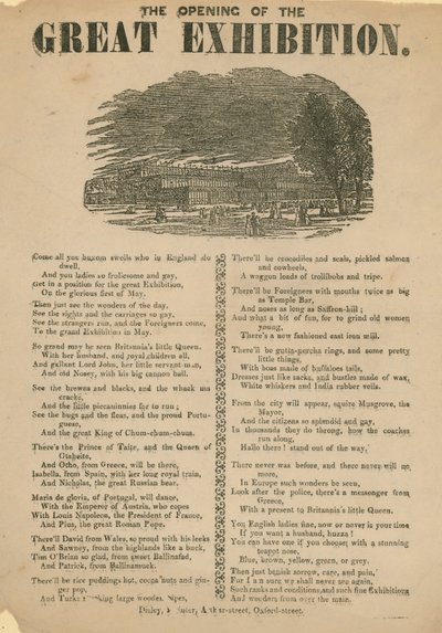 La Inauguración de la Gran Exposición de English School