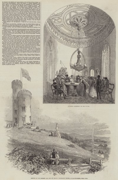 La Apertura de la Torre de Templanza de Mathew y la Ciudad de Londres (grabado) de English School