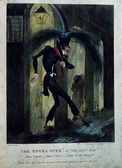 ¡La ópera ha terminado! o "El último hombre", pub. por T. Gillard de English School