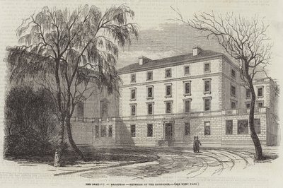 El Oratorio, en Brompton, Exterior de la Residencia (grabado) de English School