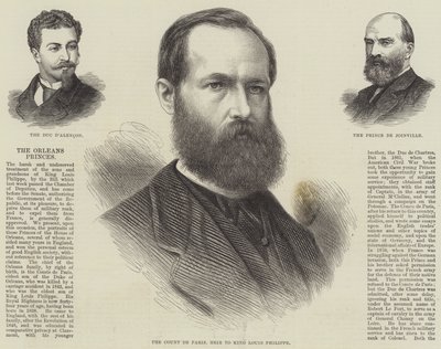 Los príncipes de Orleans (grabado) de English School