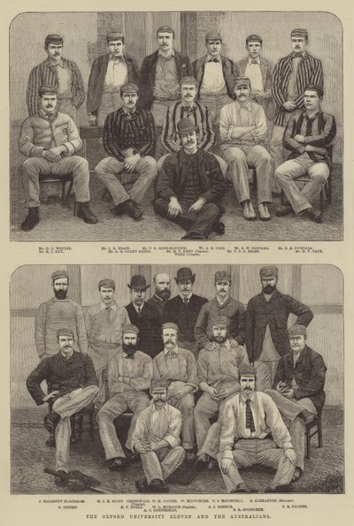 El once de la Universidad de Oxford y los australianos de English School