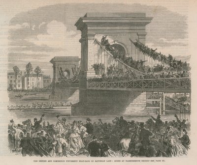 La carrera de botes de la Universidad de Oxford y Cambridge de English School
