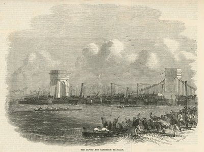 La carrera de botes de Oxford y Cambridge de English School