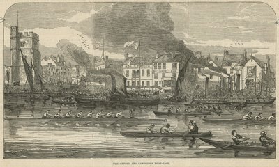 La carrera de botes de Oxford y Cambridge de English School