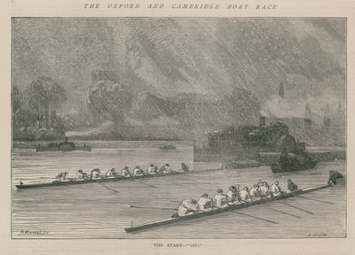 La carrera de botes de Oxford y Cambridge de English School