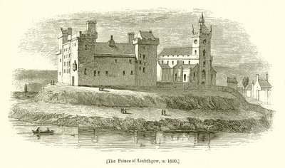 El Palacio de Linlithgow, en 1600 de English School