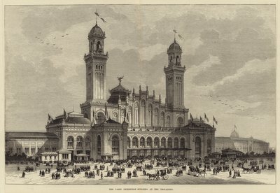 El edificio de la Exposición de París en el Trocadero de English School