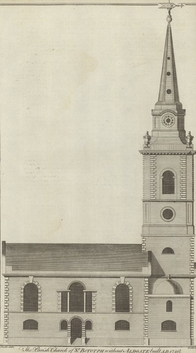 Iglesia Parroquial de San Botolph sin Aldgate, Londres de English School